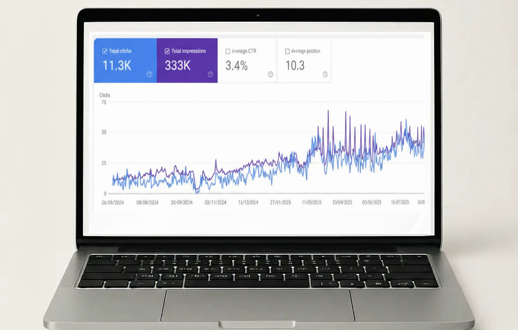 نعمل على جعل موقعك يتصدر نتائج البحث ويصل لجمهورك المستهدف بسهولة.